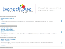 Tablet Screenshot of benediqueblog.blogspot.com