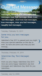 Mobile Screenshot of cutetextmessages.blogspot.com
