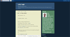 Desktop Screenshot of lallylogic.blogspot.com