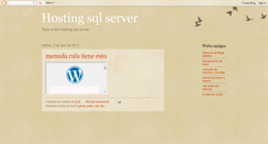 Desktop Screenshot of hostingsqlserver.blogspot.com