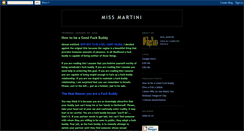 Desktop Screenshot of missmartini1.blogspot.com