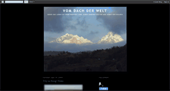 Desktop Screenshot of das-dach-der-welt.blogspot.com