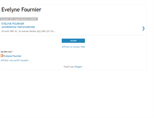 Tablet Screenshot of evelynefournier.blogspot.com