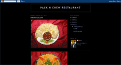 Desktop Screenshot of packnchewrestaurant.blogspot.com