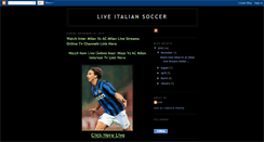 Desktop Screenshot of live-live-italiansoccer.blogspot.com