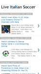 Mobile Screenshot of live-live-italiansoccer.blogspot.com