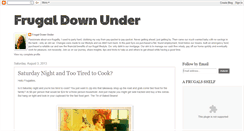 Desktop Screenshot of frugaldownunder.blogspot.com
