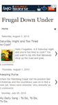 Mobile Screenshot of frugaldownunder.blogspot.com