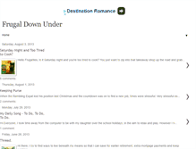 Tablet Screenshot of frugaldownunder.blogspot.com