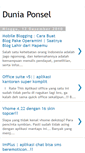 Mobile Screenshot of dunia-ponselku.blogspot.com