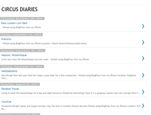 Tablet Screenshot of circusdiaries.blogspot.com