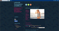 Desktop Screenshot of lenceriachamela.blogspot.com