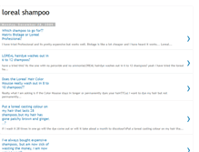 Tablet Screenshot of loreal-shampoo-cvg.blogspot.com