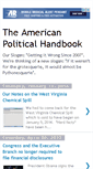 Mobile Screenshot of americanpoliticalhandbook.blogspot.com