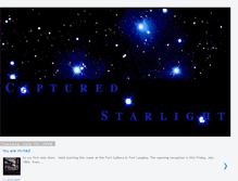 Tablet Screenshot of captured-starlight.blogspot.com