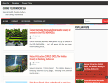 Tablet Screenshot of goingtourindonesia.blogspot.com