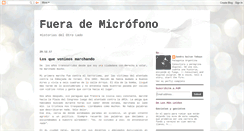 Desktop Screenshot of fuerademicrofono.blogspot.com