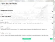 Tablet Screenshot of fuerademicrofono.blogspot.com