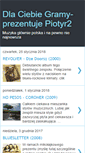 Mobile Screenshot of dla-ciebie-gramy.blogspot.com