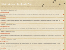 Tablet Screenshot of diario-victoza-perdendopeso.blogspot.com