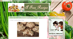 Desktop Screenshot of a-freerecipe.blogspot.com