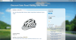 Desktop Screenshot of discountsaleroadracingbikehelmet.blogspot.com