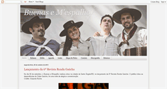 Desktop Screenshot of buenasemespalho.blogspot.com