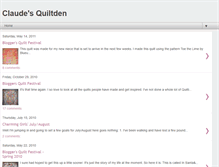 Tablet Screenshot of claudesquiltden.blogspot.com