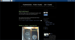 Desktop Screenshot of forfansbyfans.blogspot.com
