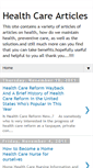 Mobile Screenshot of health-carearticle.blogspot.com