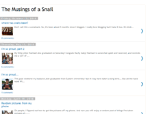 Tablet Screenshot of musingsofasnail.blogspot.com