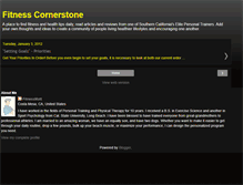 Tablet Screenshot of fitnesscornerstone.blogspot.com