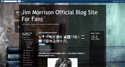 Desktop Screenshot of jim-morrison-fanclub.blogspot.com