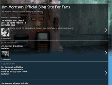Tablet Screenshot of jim-morrison-fanclub.blogspot.com