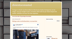 Desktop Screenshot of disientoconusted.blogspot.com