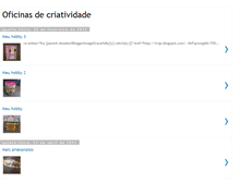 Tablet Screenshot of oficinasdecriatividade.blogspot.com
