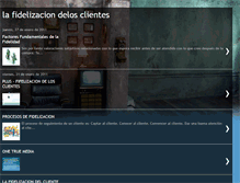 Tablet Screenshot of lafidelizaciondelosclientes.blogspot.com