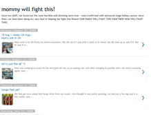 Tablet Screenshot of mommywillfightthis.blogspot.com