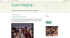 Desktop Screenshot of comhistoria.blogspot.com