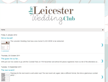 Tablet Screenshot of leicesterweddingclub.blogspot.com