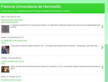 Tablet Screenshot of pastoraluniversitariadehermosillo.blogspot.com