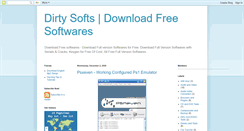 Desktop Screenshot of dirtysofts.blogspot.com