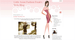 Desktop Screenshot of littleasianfashionfreak.blogspot.com