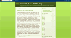 Desktop Screenshot of covenantpines.blogspot.com