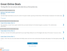 Tablet Screenshot of great-deals-online.blogspot.com
