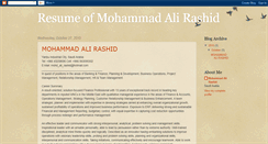 Desktop Screenshot of mohammadalirashid.blogspot.com