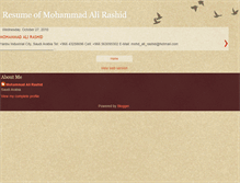 Tablet Screenshot of mohammadalirashid.blogspot.com