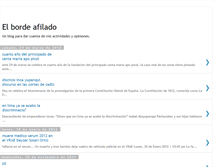Tablet Screenshot of elbordeafilado.blogspot.com