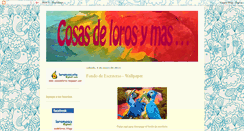 Desktop Screenshot of cosasdeloros.blogspot.com