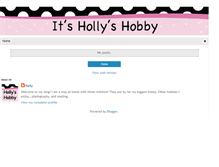 Tablet Screenshot of itshollyshobby.blogspot.com